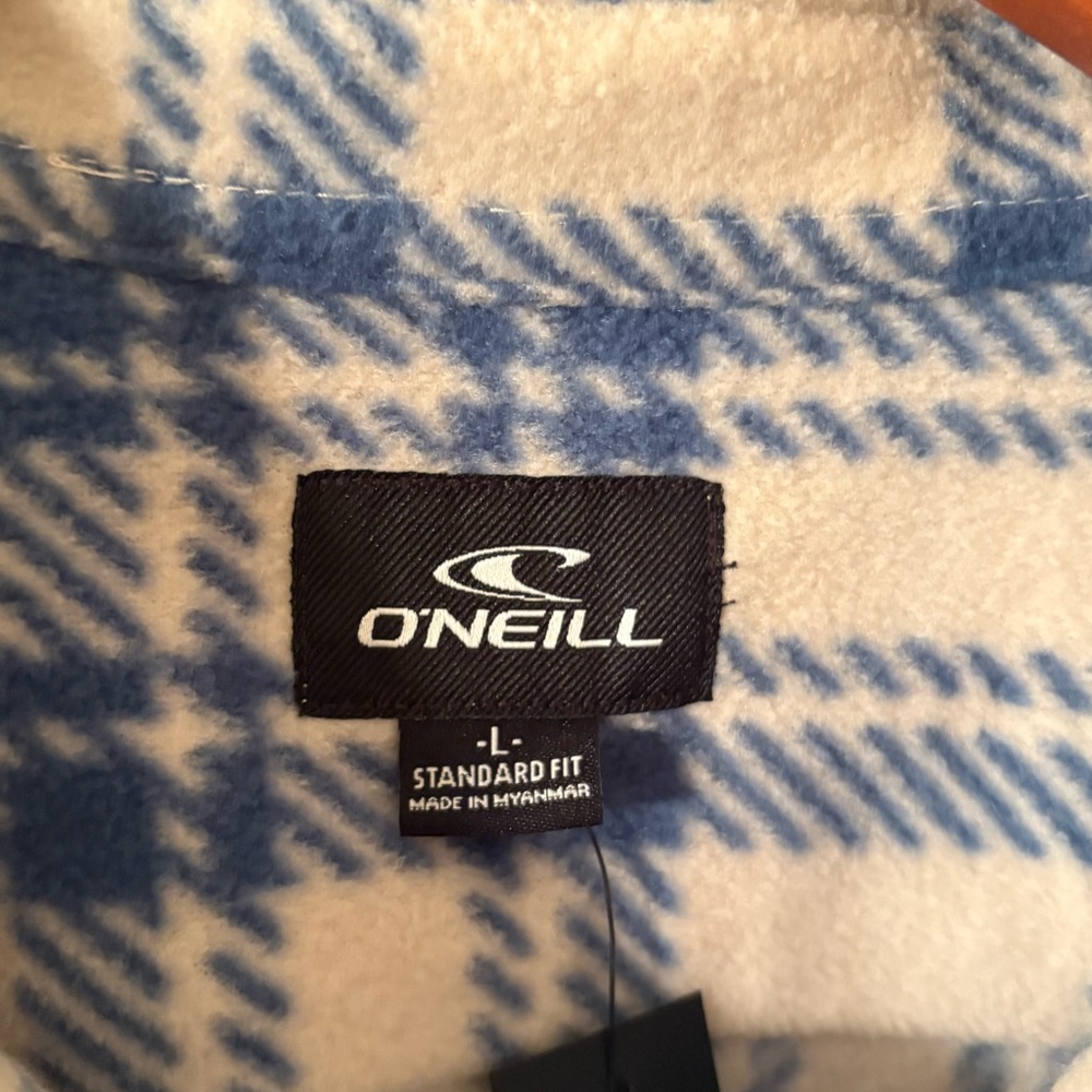 O'Neill Super Fleece Arctic Check Men’s Size Large - Picture 7 of 7